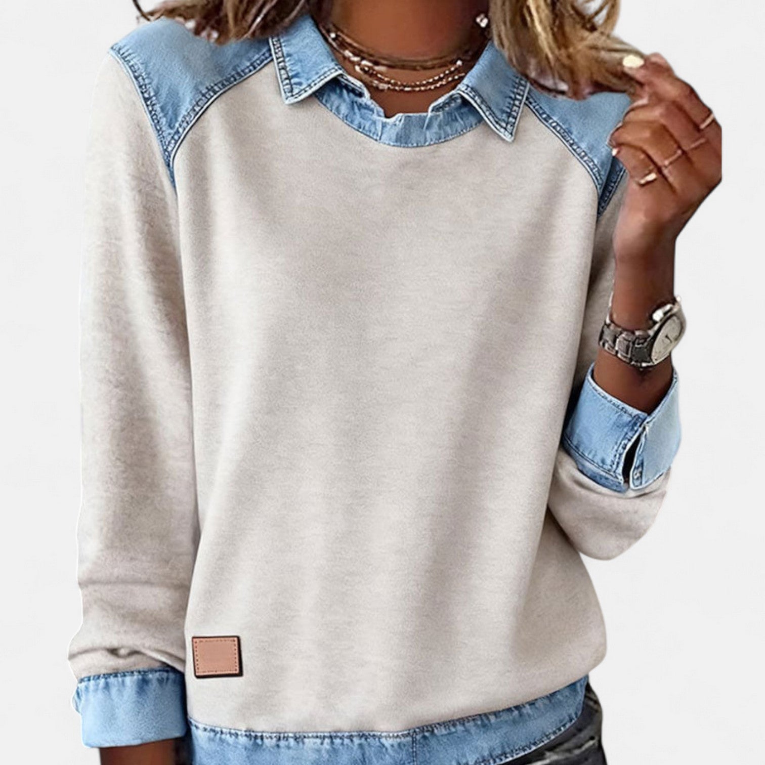 Trendy | Long-Sleeved Blouse