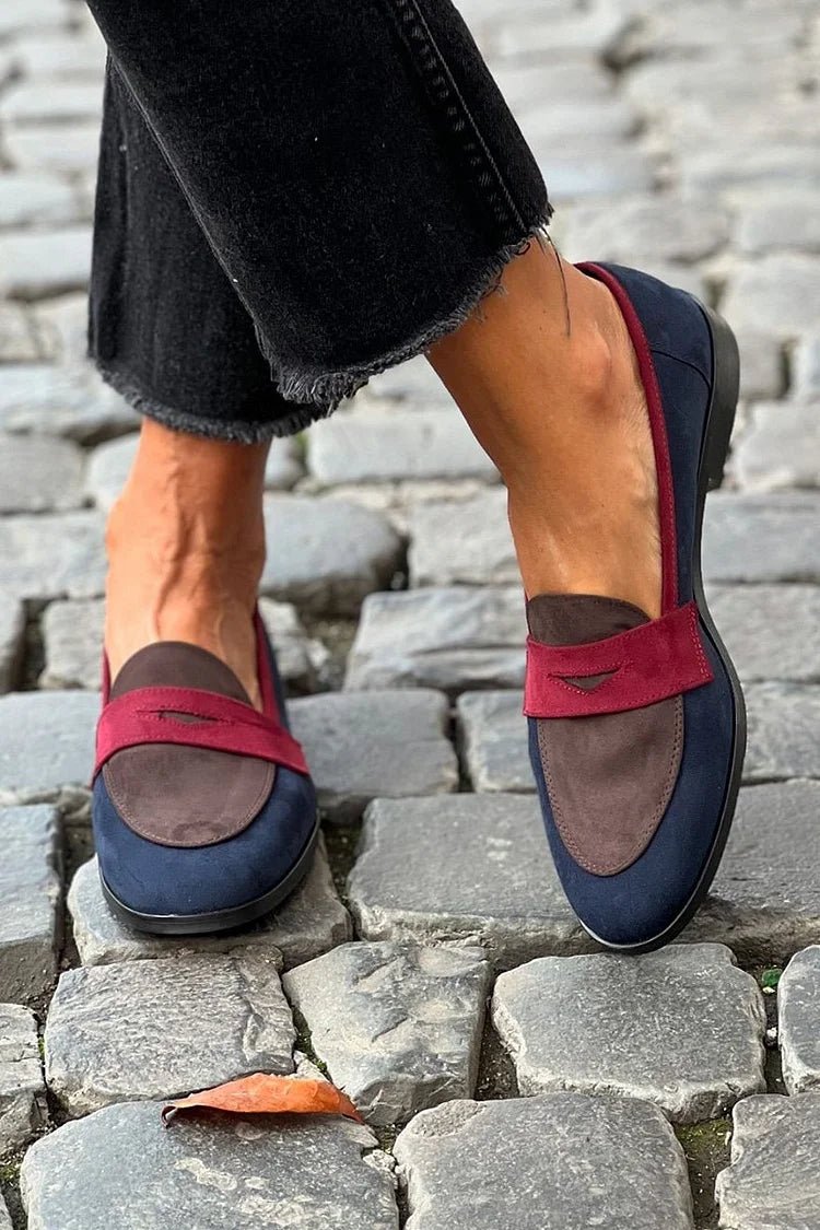 CASUAL TRICOLORE LOAFERS - Rossis Family Boutique Miami