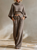 Women's Knit Casual Two‑Piece Set MDZ2808H2LYL