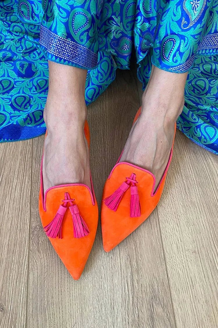 ELEGANT LOAFERS WITH TASSELS - Rossis Family Boutique Miami