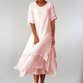 AGNÈS | LONG, LIGHTWEIGHT AND ELEGANT DRESS - Rossis Family Boutique Miami