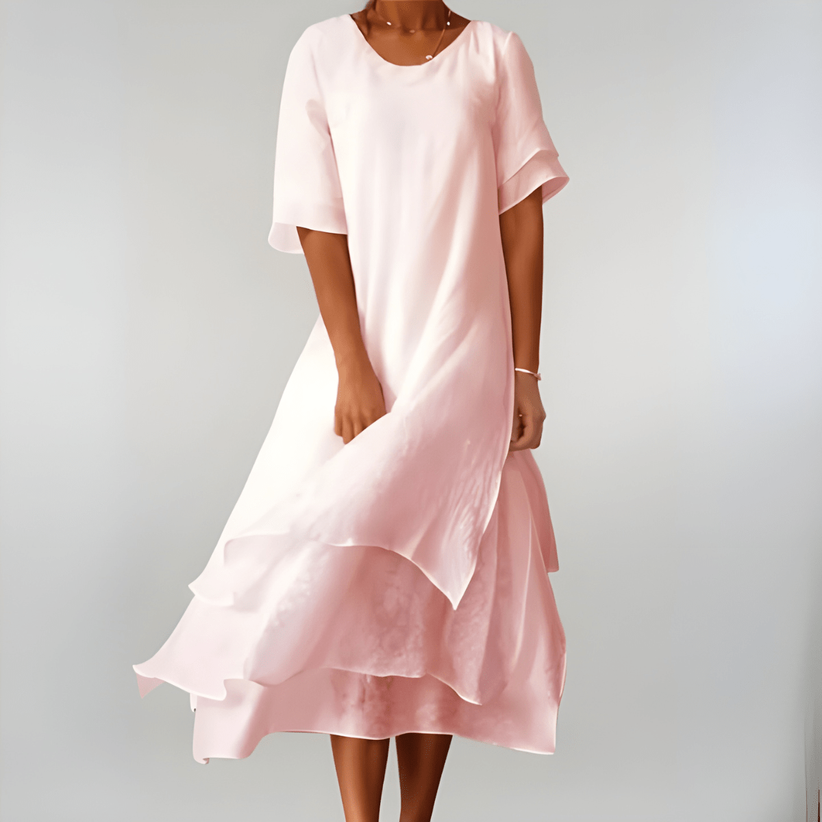 AGNÈS | LONG, LIGHTWEIGHT AND ELEGANT DRESS - Rossis Family Boutique Miami