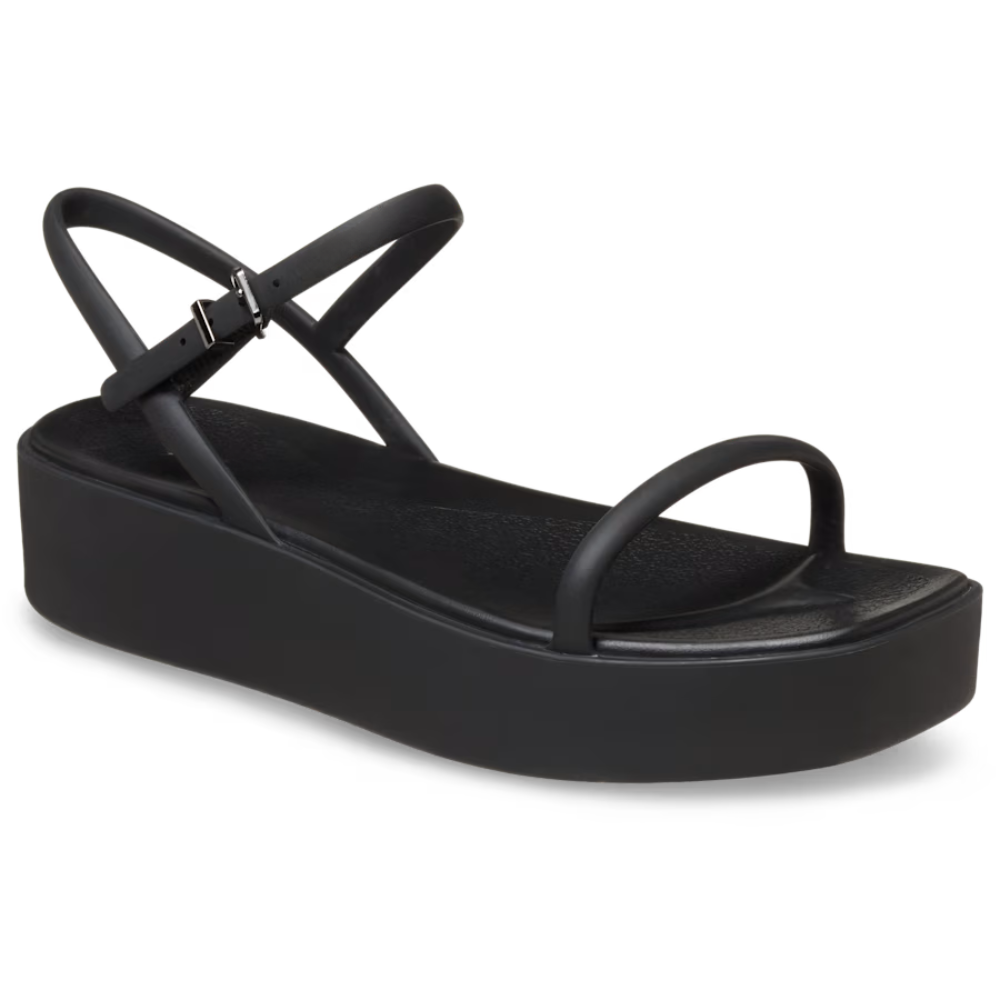 Angeles Platform Ankle Strap Sandals – Minimal Look, Maximum Comfort