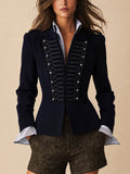 Tailored Jacket Braided Trim Outerwear