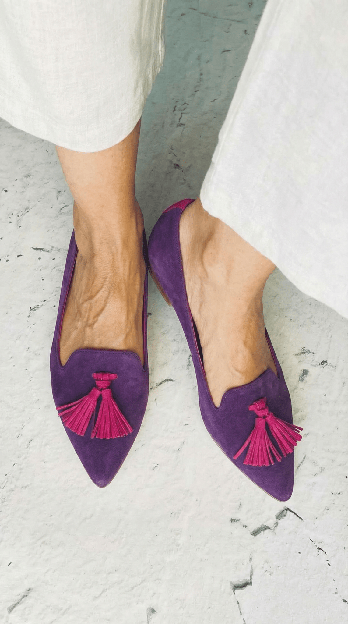 POINTED LOAFER WITH TASSELS - Rossis Family Boutique Miami