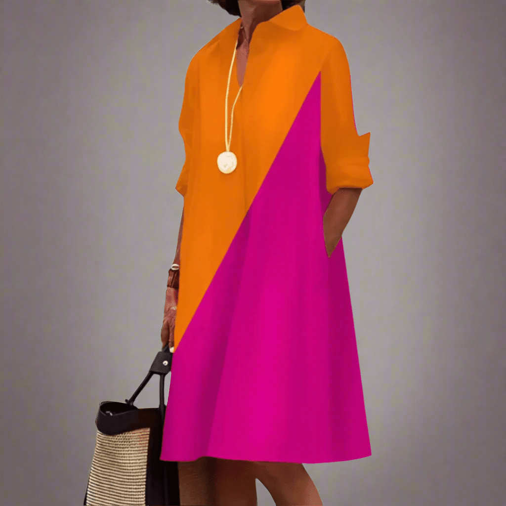 SANDRINE | COMFORTABLE AND ELEGANT POLO DRESS - Rossis Family Boutique Miami