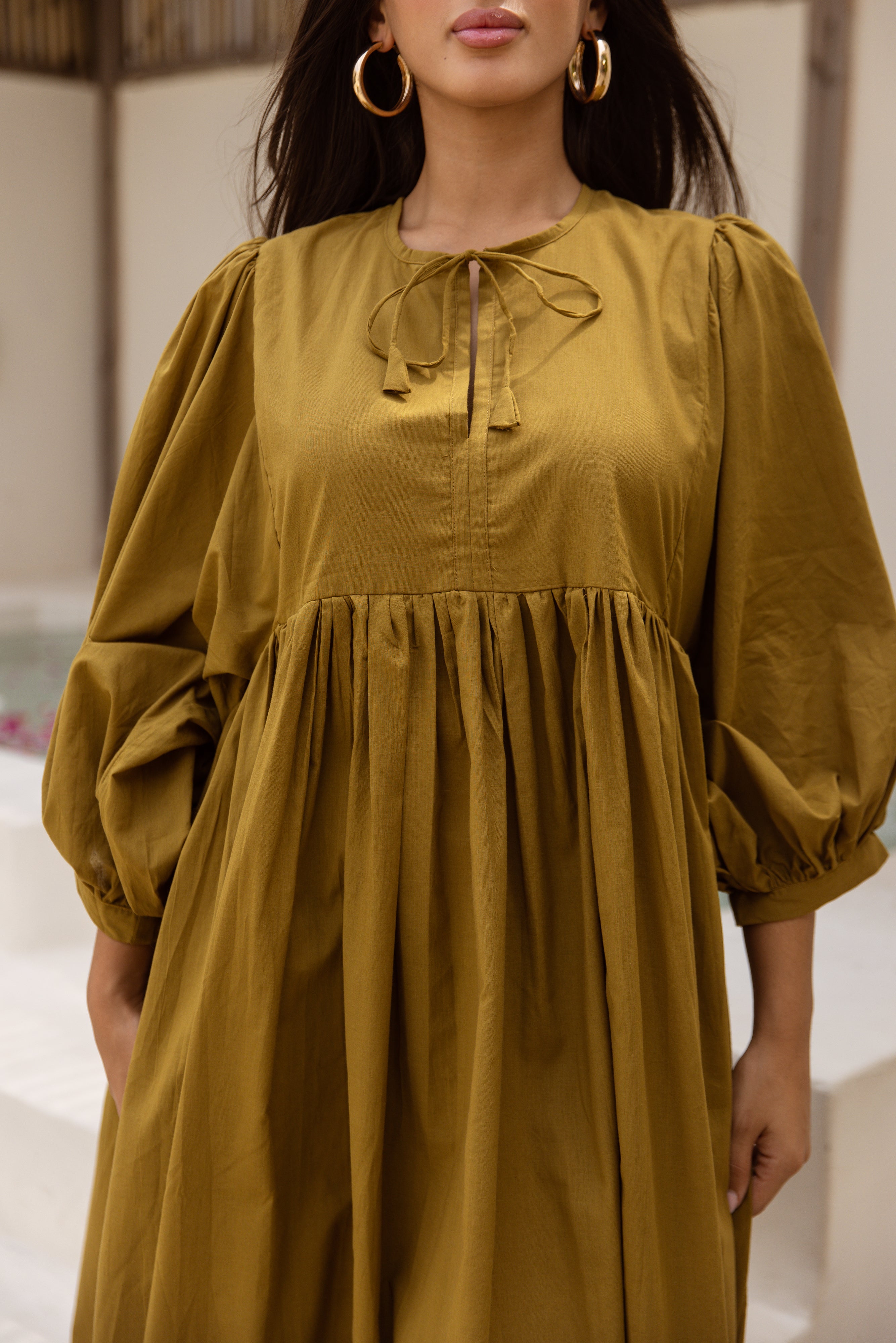 Sara Midi Dress Pine