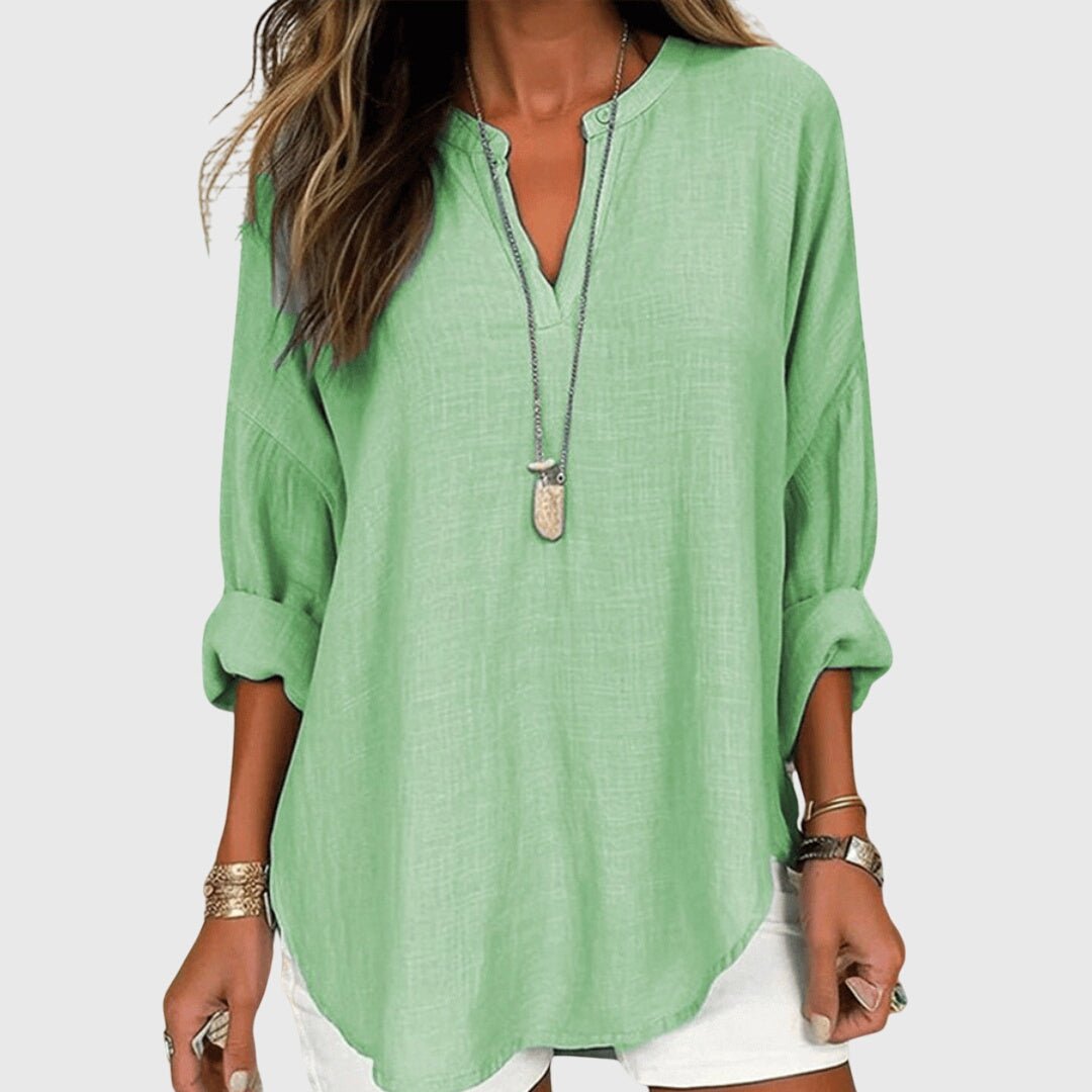 Lenara™ | Elegant and Flowing Beach Shirt