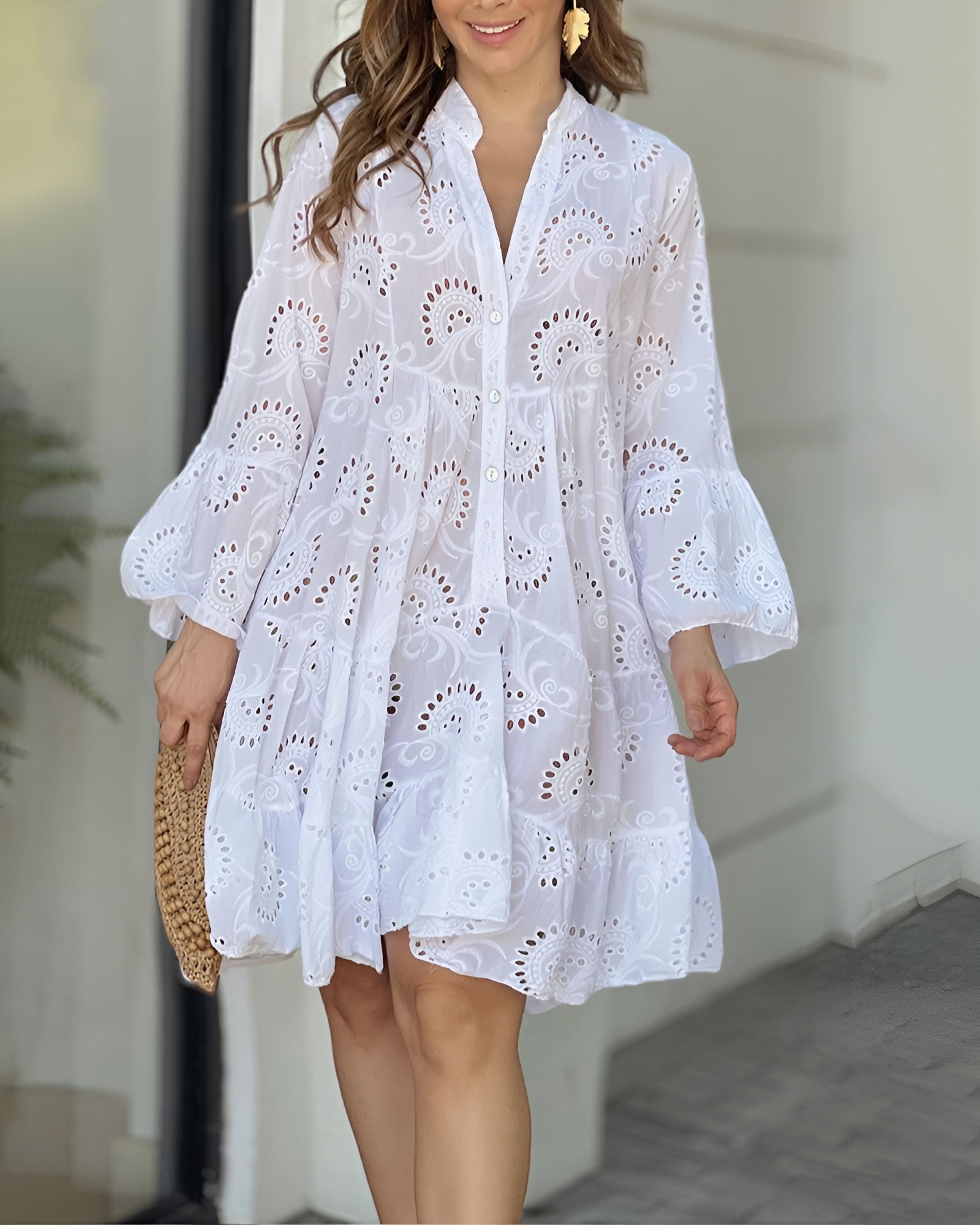 ROSELYNE | ELEGANT AND COMFORTABLE SUMMER DRESS - Rossis Family Boutique Miami