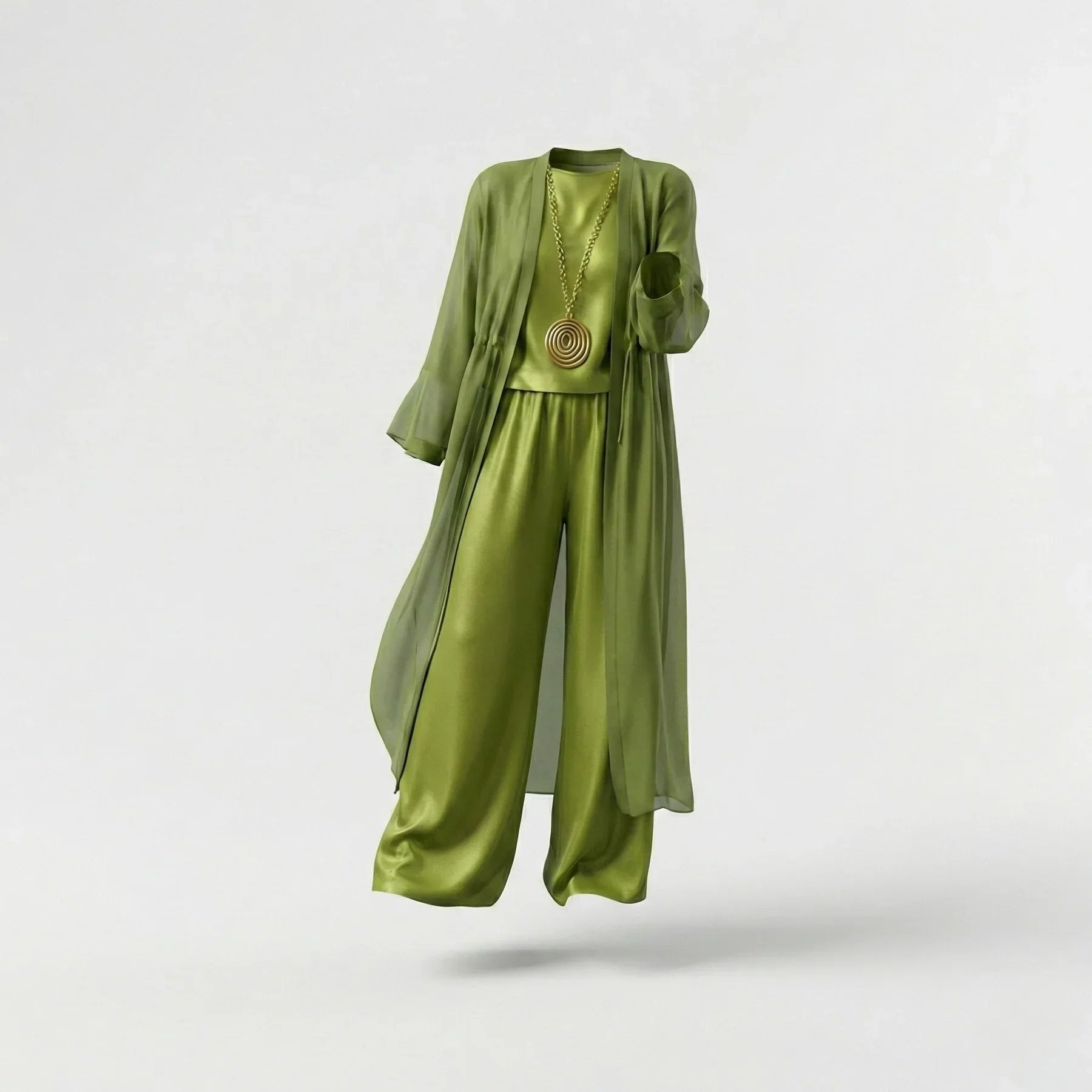Elvira | Relaxed Drapey Tunic and Wide-Leg Pants Co-Ord Set