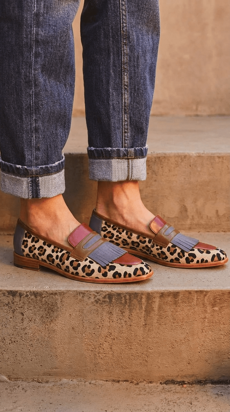 MULTI - DETAIL LOAFER WITH FRINGES - Rossis Family Boutique Miami