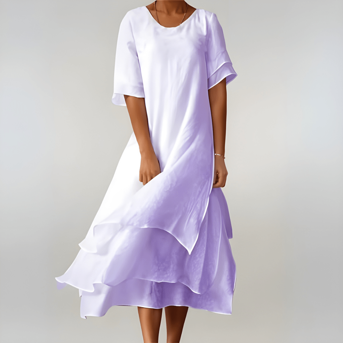 AGNÈS | LONG, LIGHTWEIGHT AND ELEGANT DRESS - Rossis Family Boutique Miami