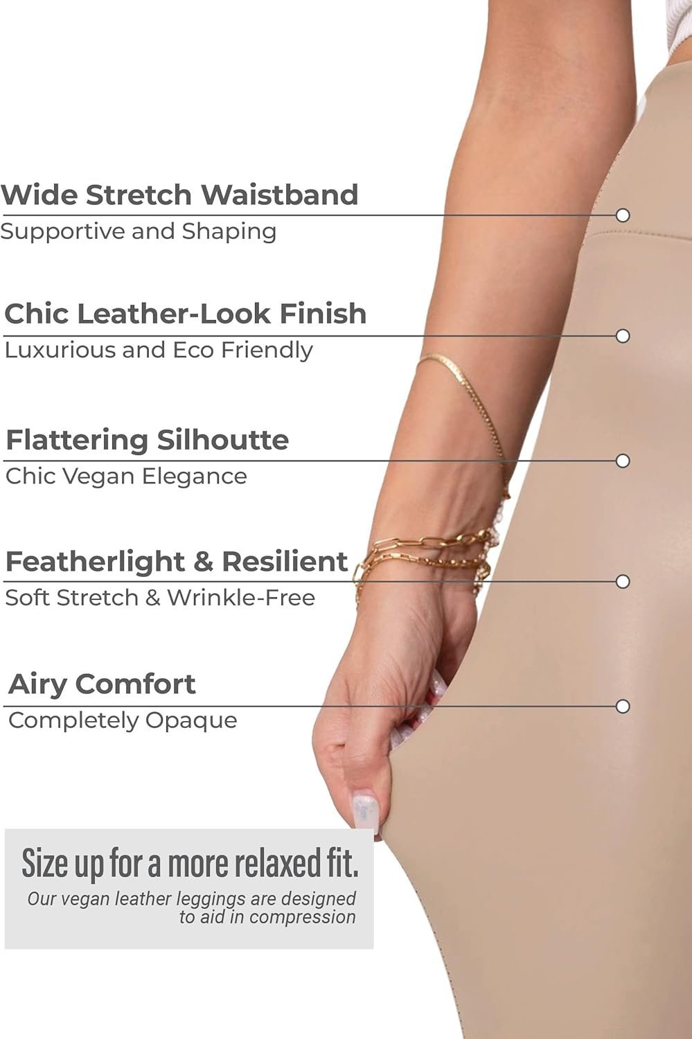 Savannah Leather Leggings - Luxe Atire