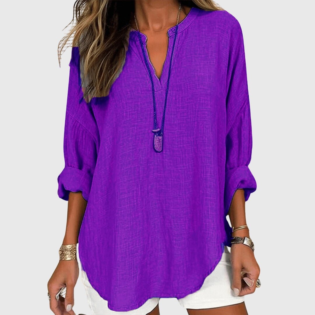 Lenara™ | Elegant and Flowing Beach Shirt