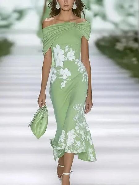 Elegant Spring/Summer Floral Print Dress