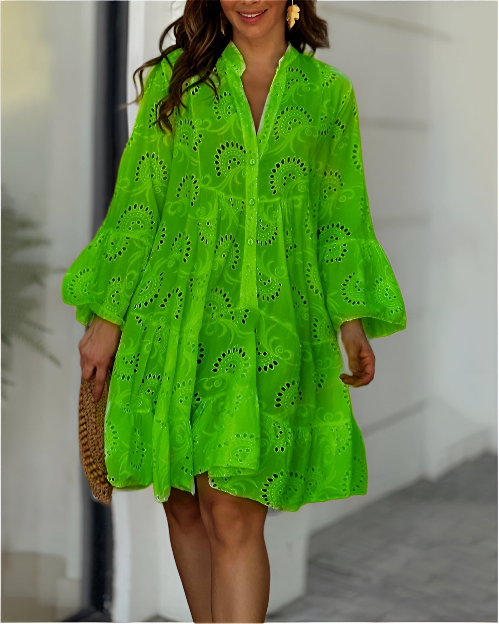 ROSELYNE | ELEGANT AND COMFORTABLE SUMMER DRESS - Rossis Family Boutique Miami