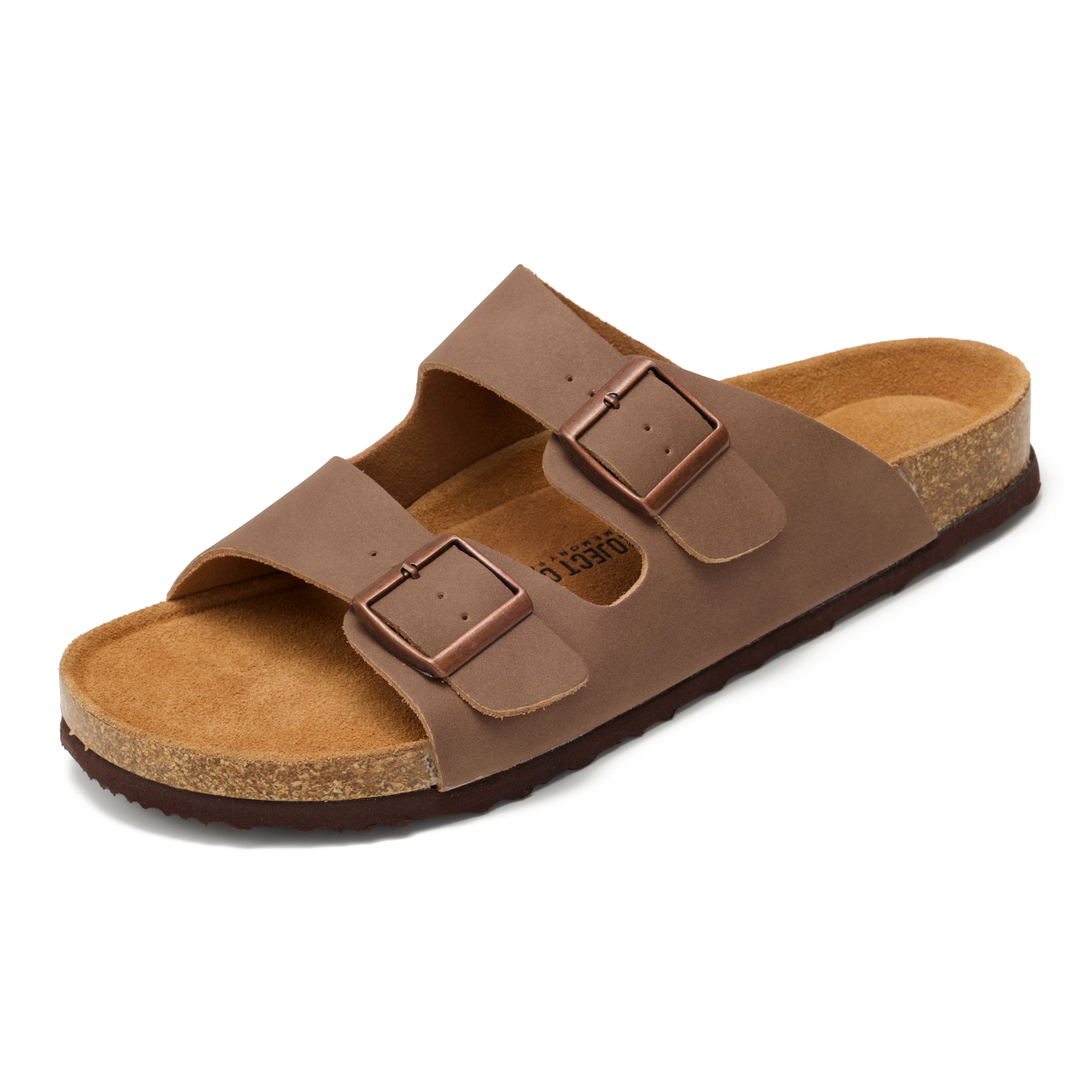 Men's | 100% Genuine Leather Sandals | Memory Foam | Lightweight | Non-Slip - Heritage