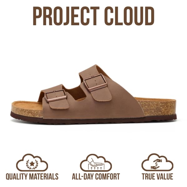 Men's | 100% Genuine Leather Sandals | Memory Foam | Lightweight | Non-Slip - Heritage