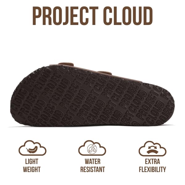 Men's | 100% Genuine Leather Sandals | Memory Foam | Lightweight | Non-Slip - Heritage