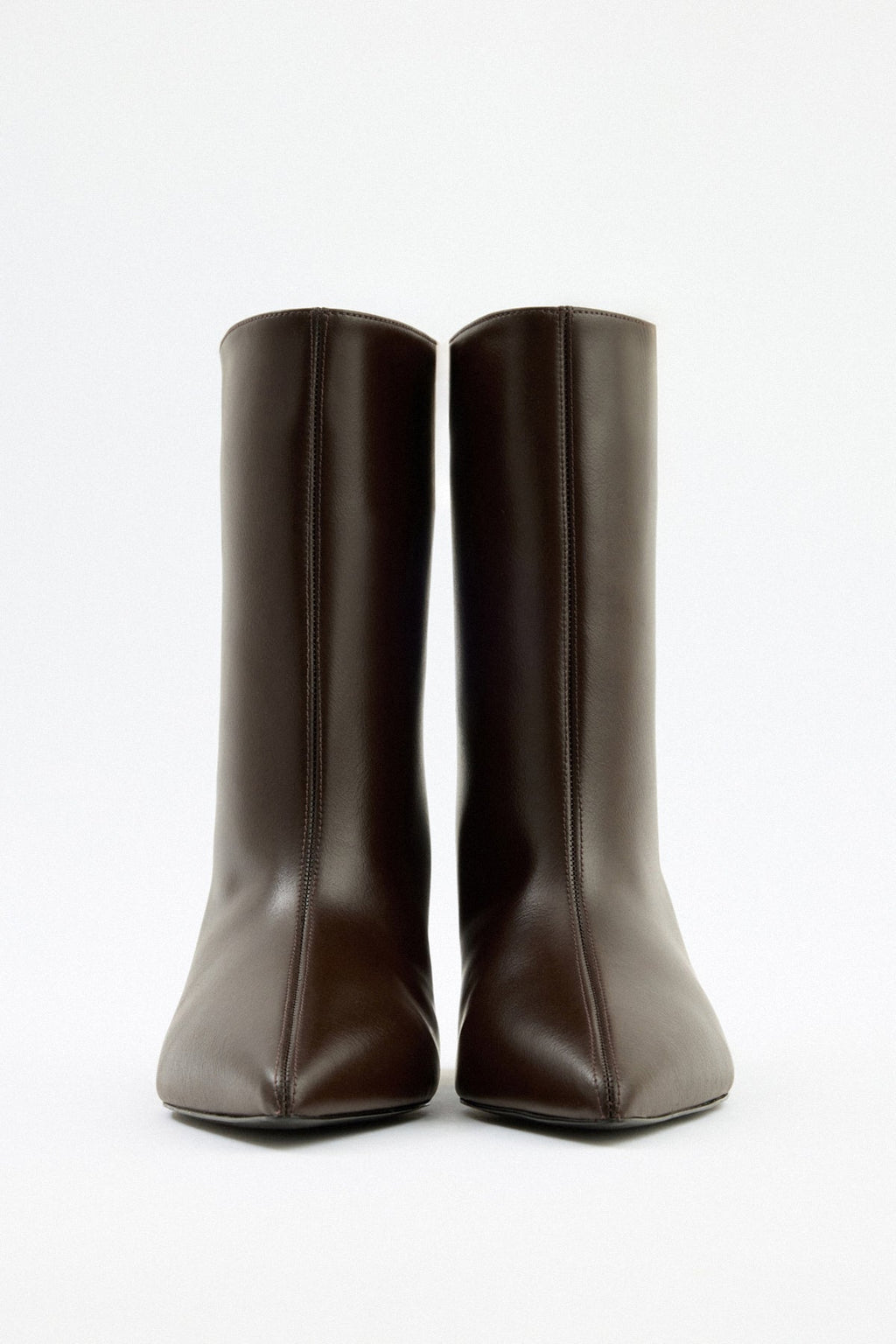 Aria Leather Ankle boots - Dark Brown