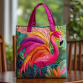 Handcrafted Bag | Flamingo and Rainbow