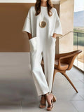 Loose-fitting Stretch Cotton Jumpsuit