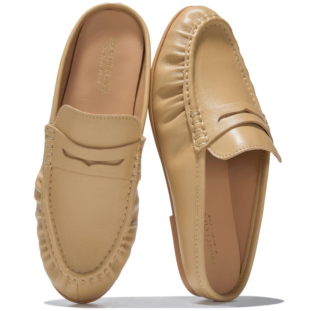 Women's | 100% Genuine Leather Penny Loafers | Memory Foam Insole | Lightweight | Non-Slip - Becker