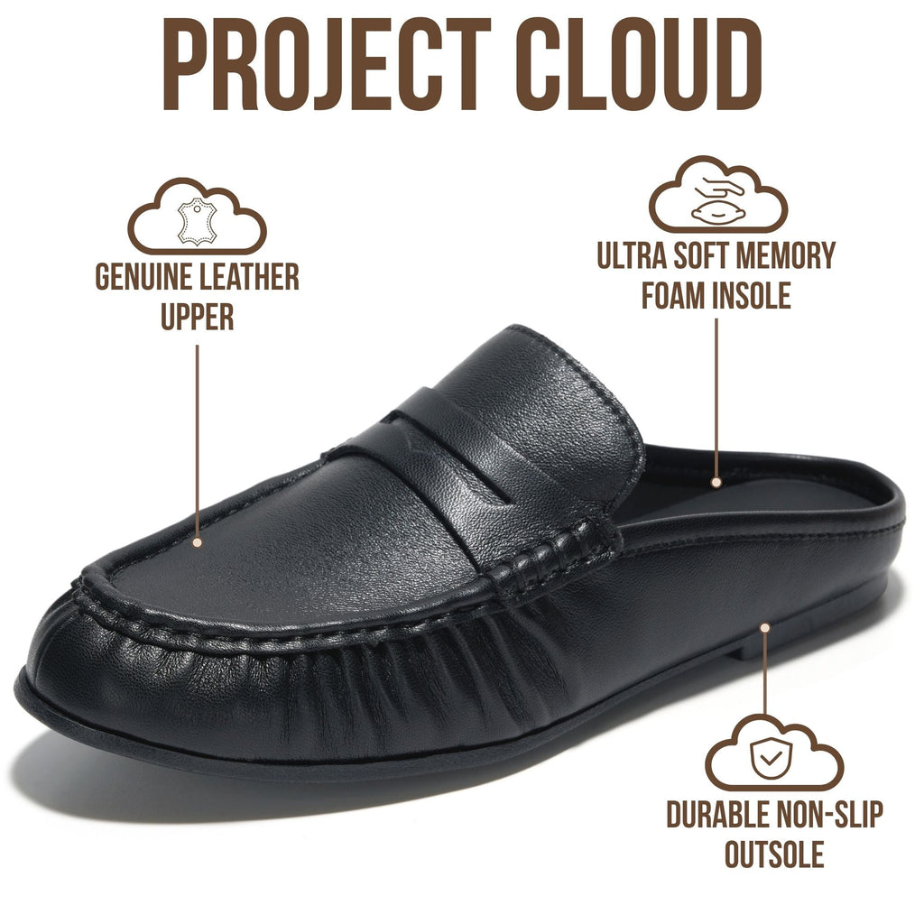 Women's | 100% Genuine Leather Penny Loafers | Memory Foam Insole | Lightweight | Non-Slip - Becker