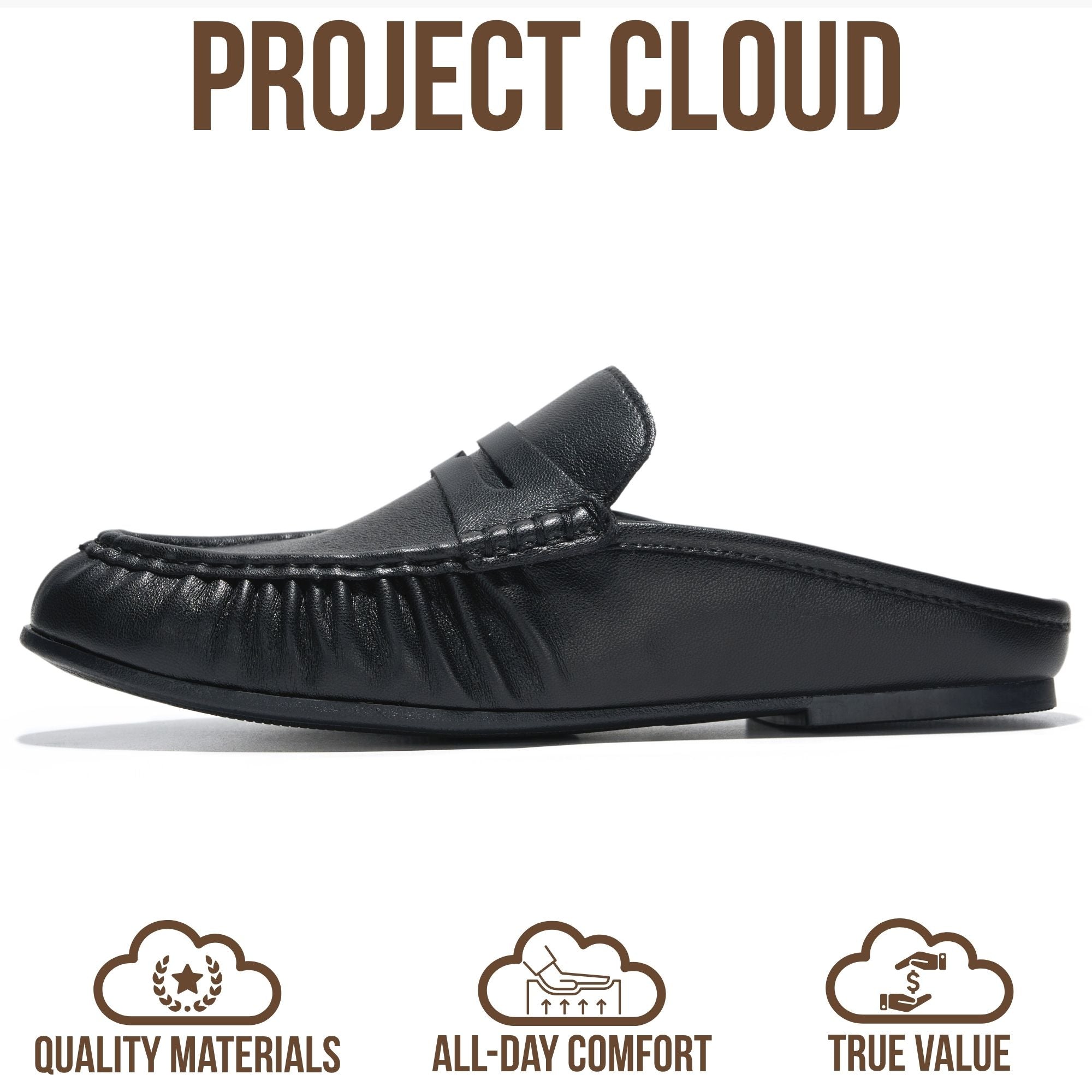 Women's | 100% Genuine Leather Penny Loafers | Memory Foam Insole | Lightweight | Non-Slip - Becker