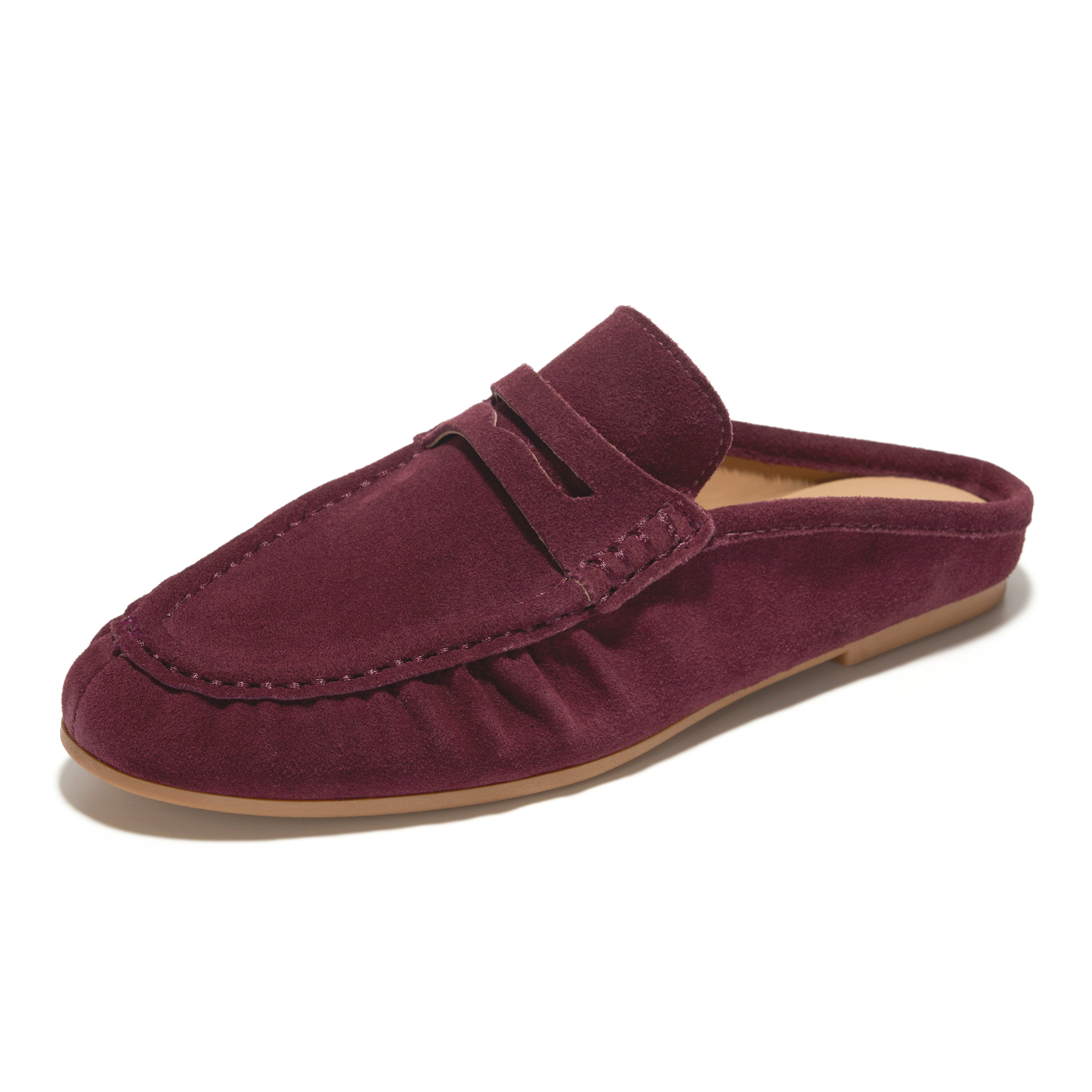 Women's | 100% Genuine Leather Penny Loafers | Memory Foam Insole | Lightweight | Non-Slip - Becker