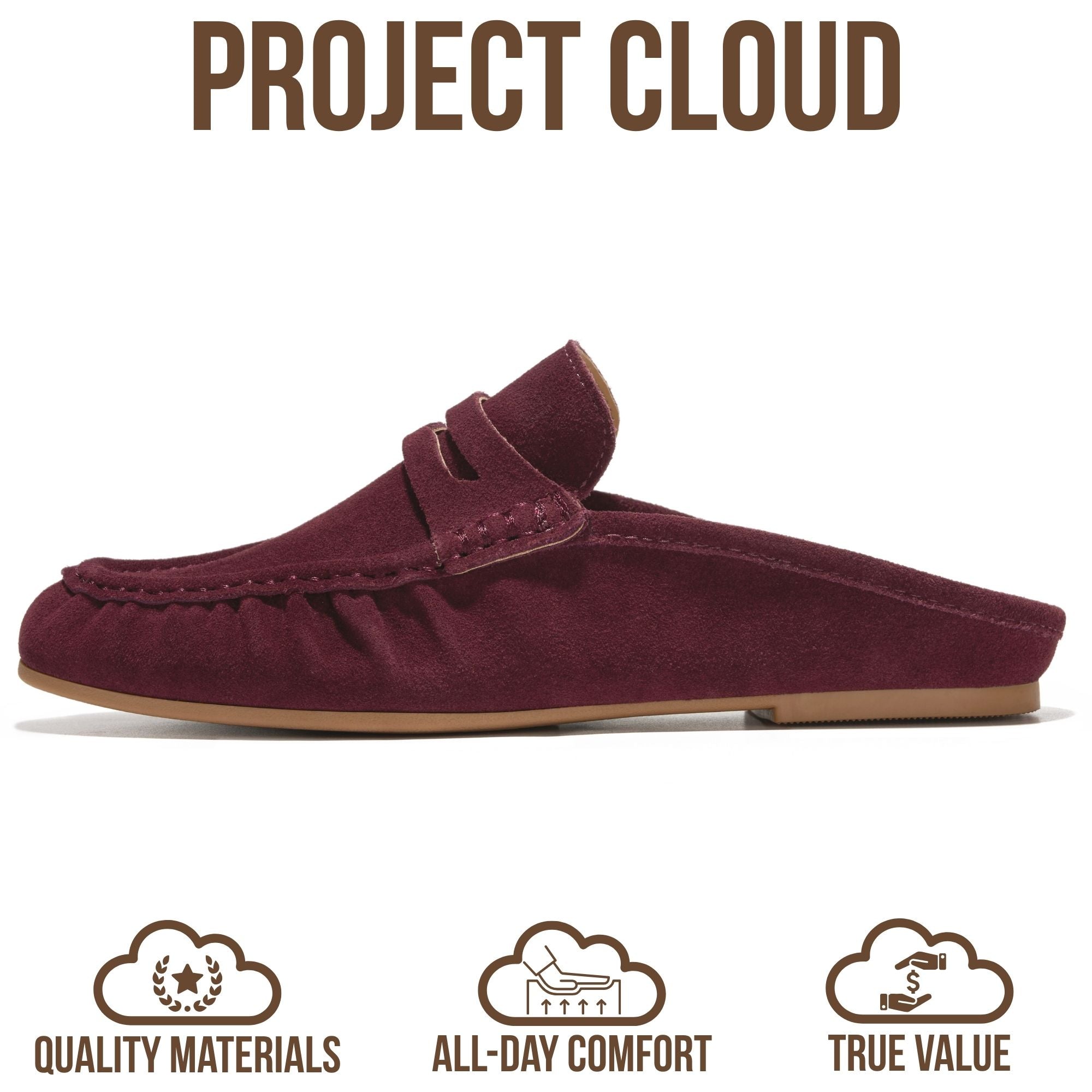 Women's | 100% Genuine Leather Penny Loafers | Memory Foam Insole | Lightweight | Non-Slip - Becker