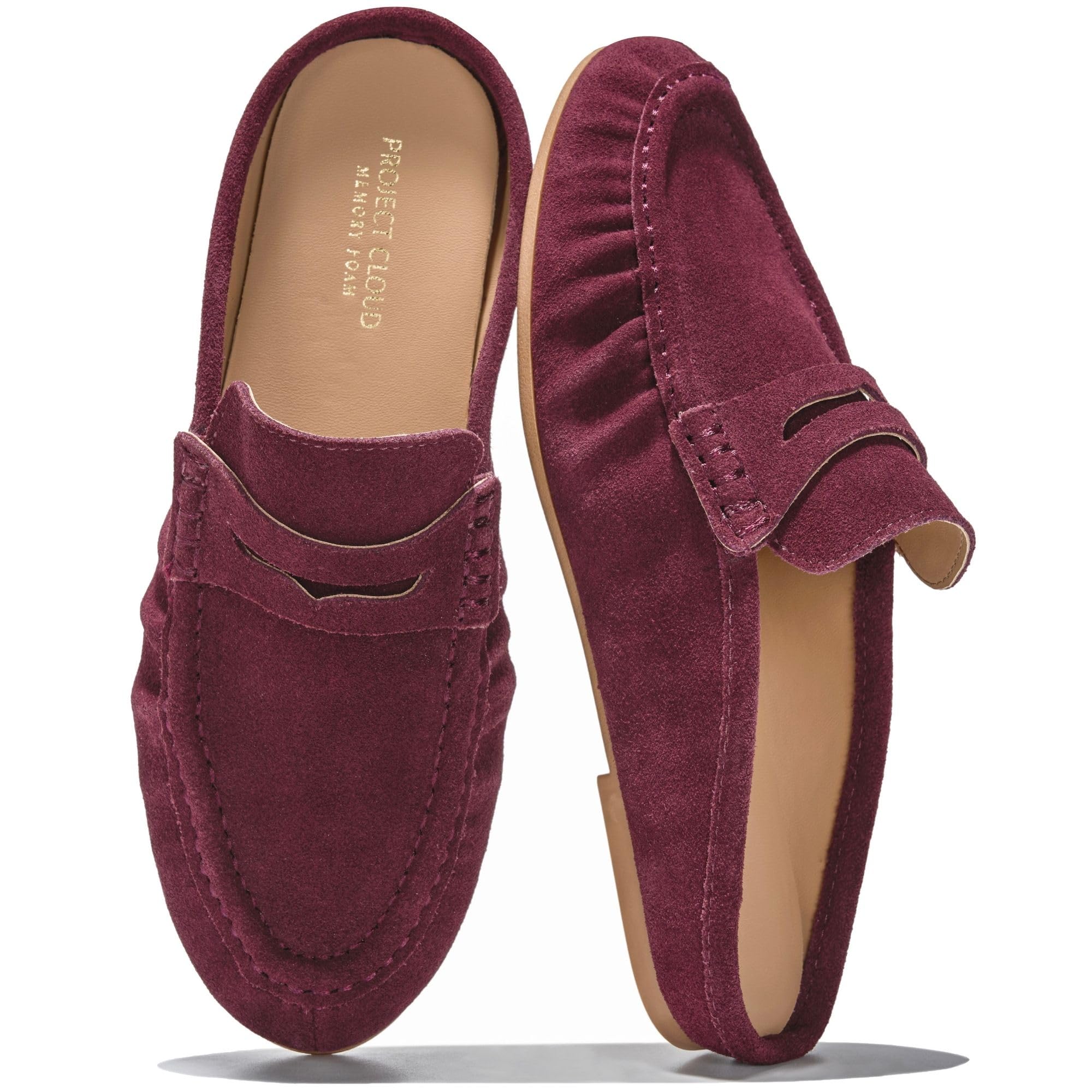 Women's | 100% Genuine Leather Penny Loafers | Memory Foam Insole | Lightweight | Non-Slip - Becker