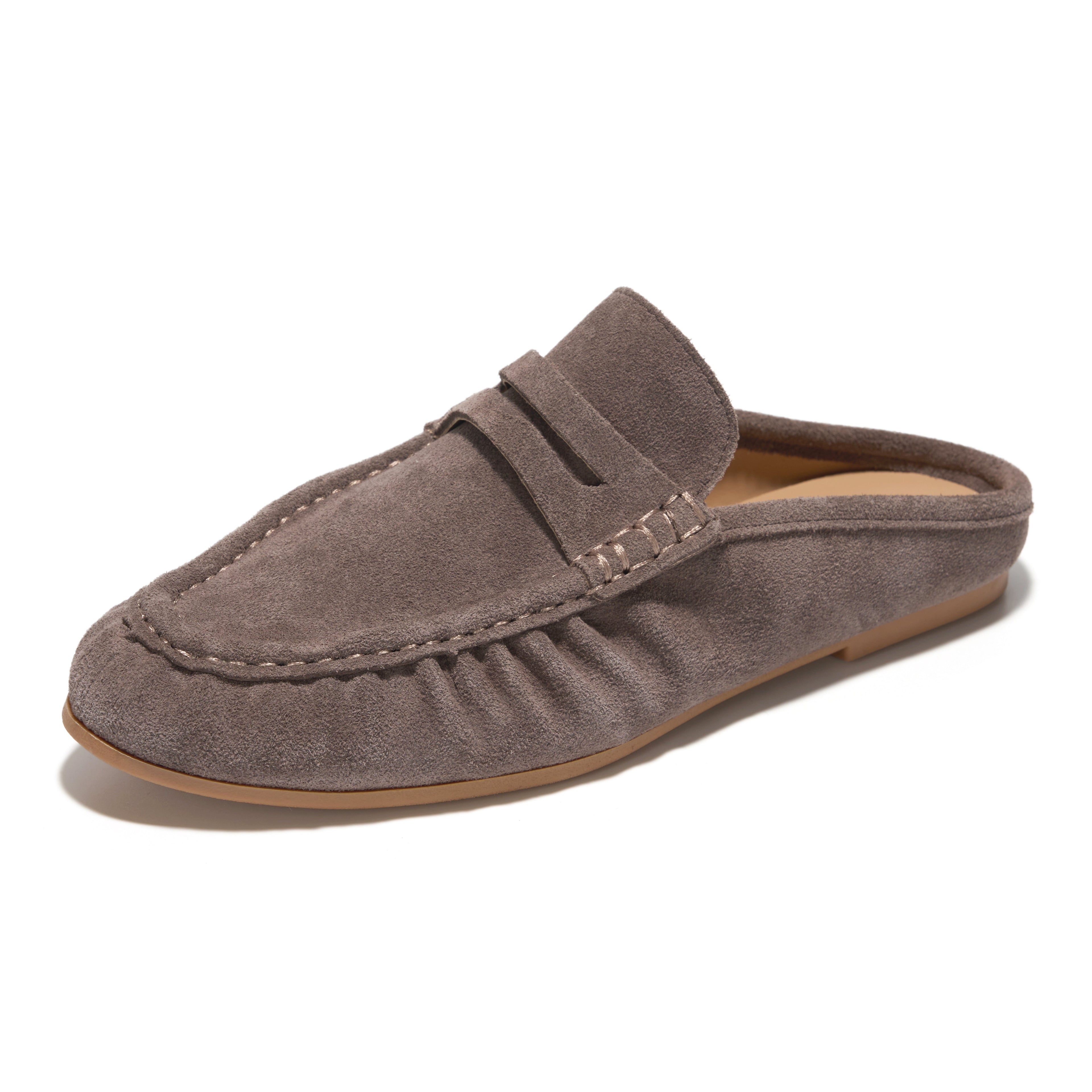 Women's | 100% Genuine Leather Penny Loafers | Memory Foam Insole | Lightweight | Non-Slip - Becker