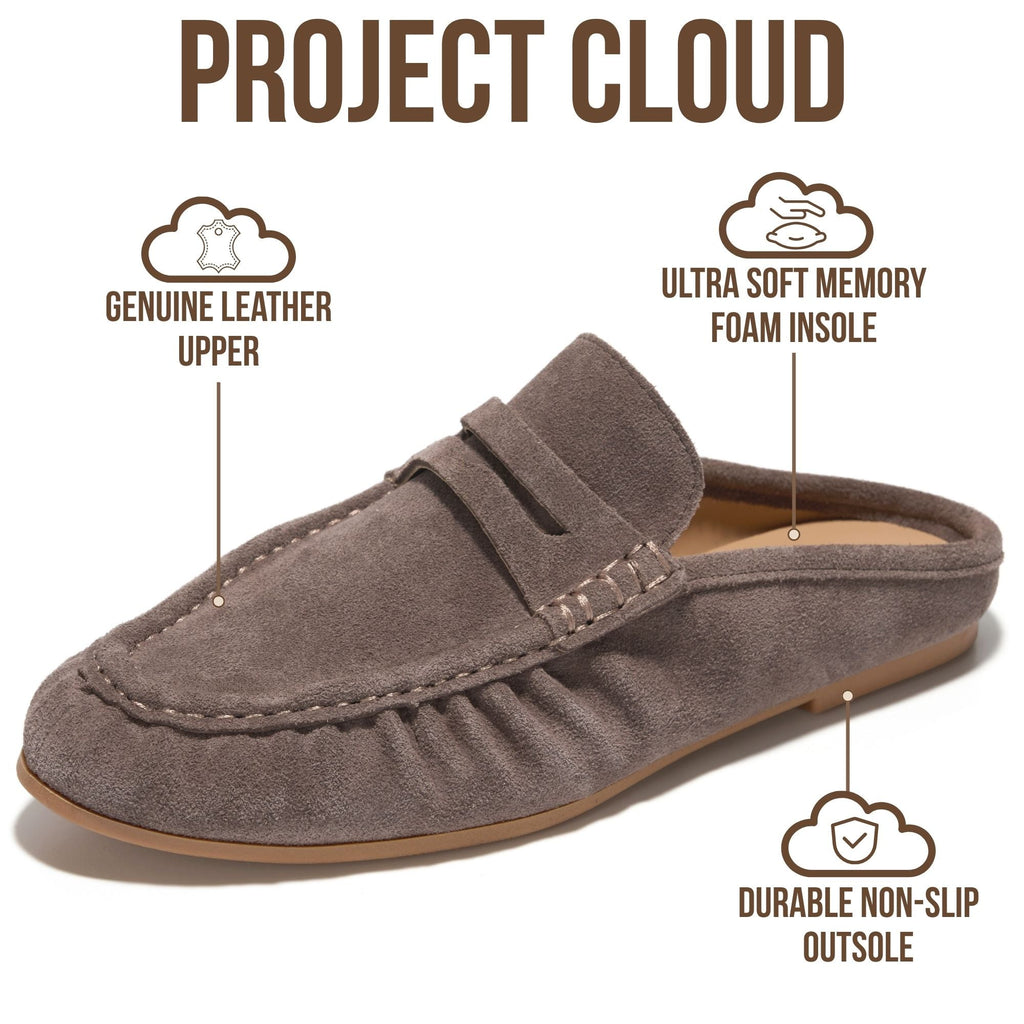 Women's | 100% Genuine Leather Penny Loafers | Memory Foam Insole | Lightweight | Non-Slip - Becker