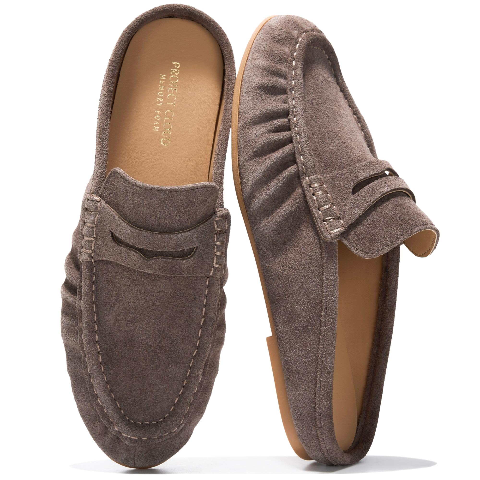 Women's | 100% Genuine Leather Penny Loafers | Memory Foam Insole | Lightweight | Non-Slip - Becker