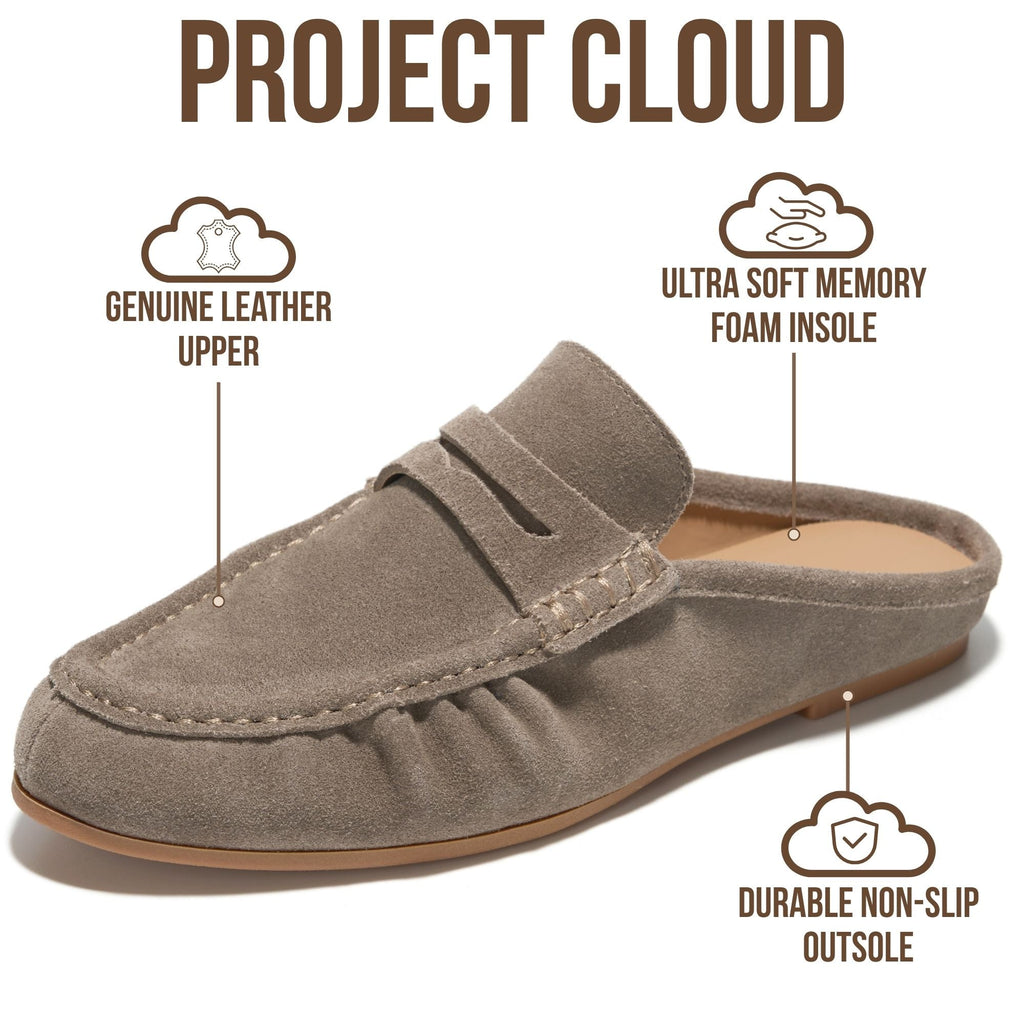 Women's | 100% Genuine Leather Penny Loafers | Memory Foam Insole | Lightweight | Non-Slip - Becker