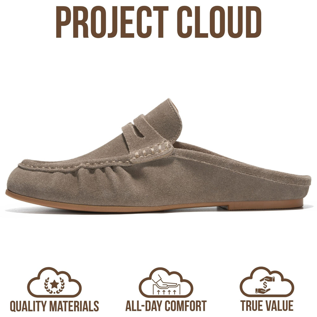 Women's | 100% Genuine Leather Penny Loafers | Memory Foam Insole | Lightweight | Non-Slip - Becker