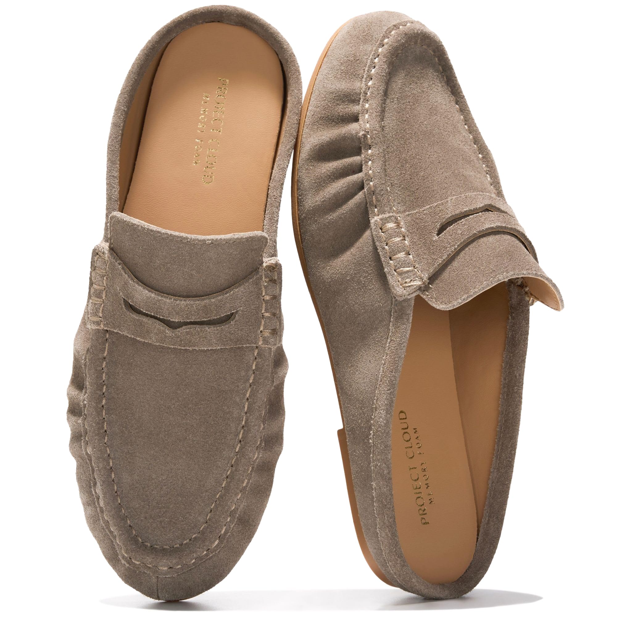 Women's | 100% Genuine Leather Penny Loafers | Memory Foam Insole | Lightweight | Non-Slip - Becker