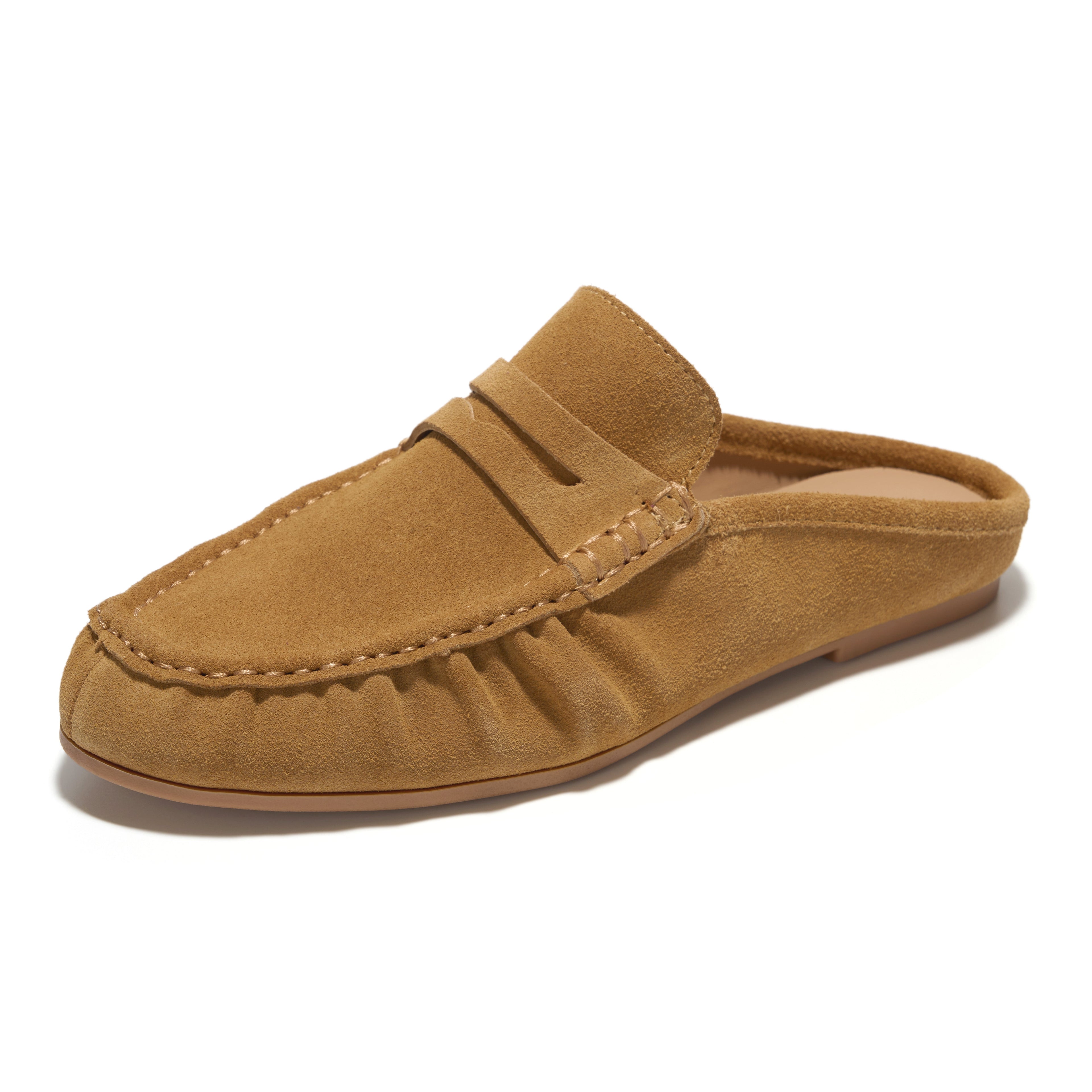 Women's | 100% Genuine Leather Penny Loafers | Memory Foam Insole | Lightweight | Non-Slip - Becker