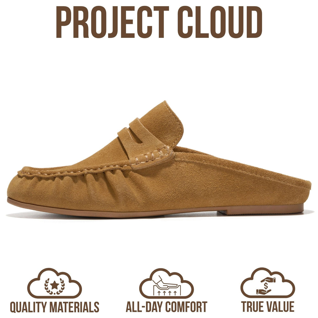 Women's | 100% Genuine Leather Penny Loafers | Memory Foam Insole | Lightweight | Non-Slip - Becker