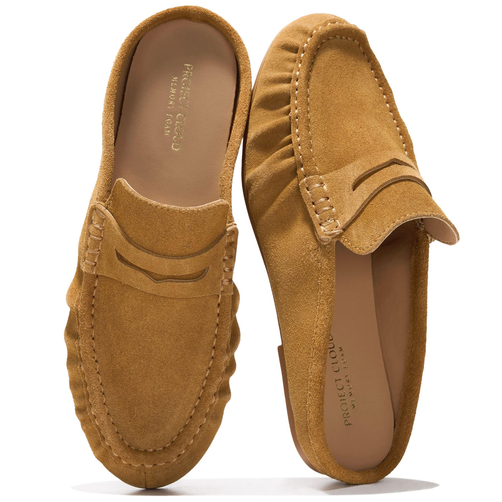 Women's | 100% Genuine Leather Penny Loafers | Memory Foam Insole | Lightweight | Non-Slip - Becker