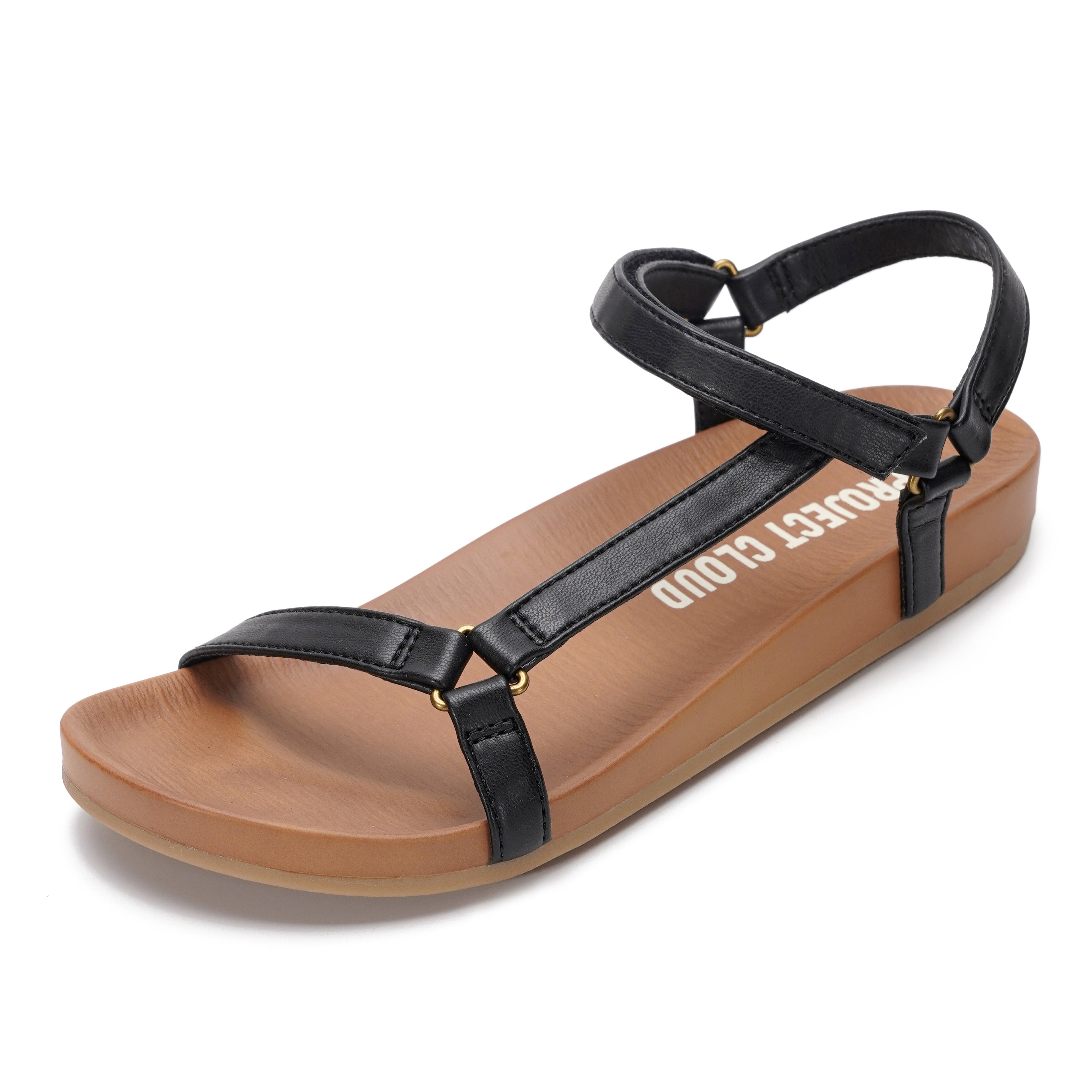 Women's | Platform Sandals Women | Plush and Soft Insole | Lightweight | Non-Slip - Brandy