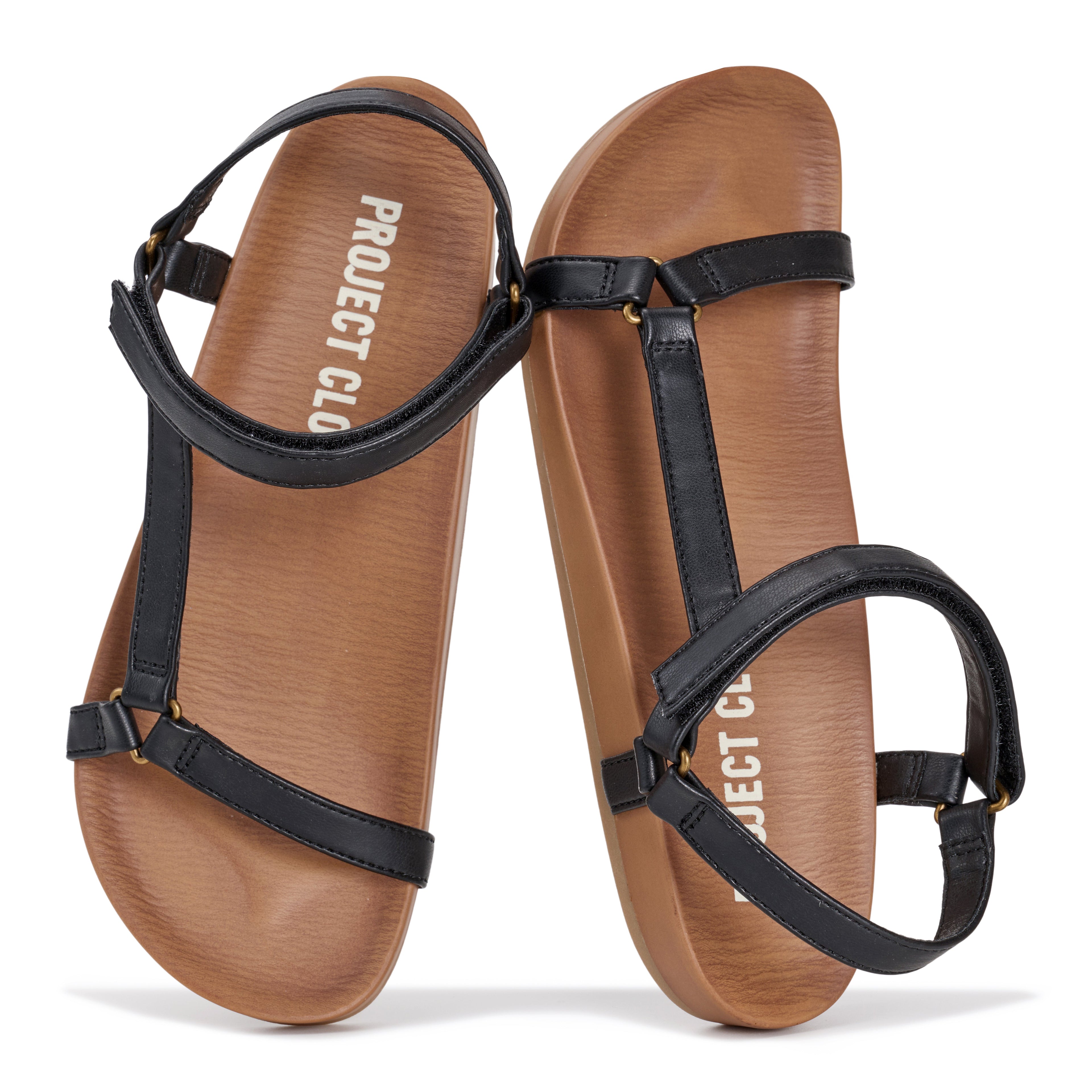 Women's | Platform Sandals Women | Plush and Soft Insole | Lightweight | Non-Slip - Brandy