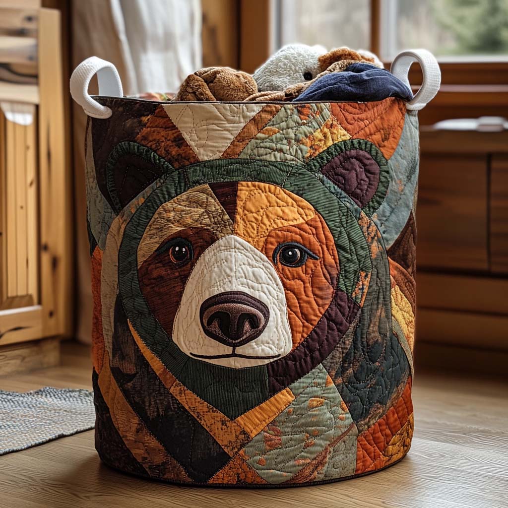 Bear Tracks Tale | Handcrafted Laundry Basket