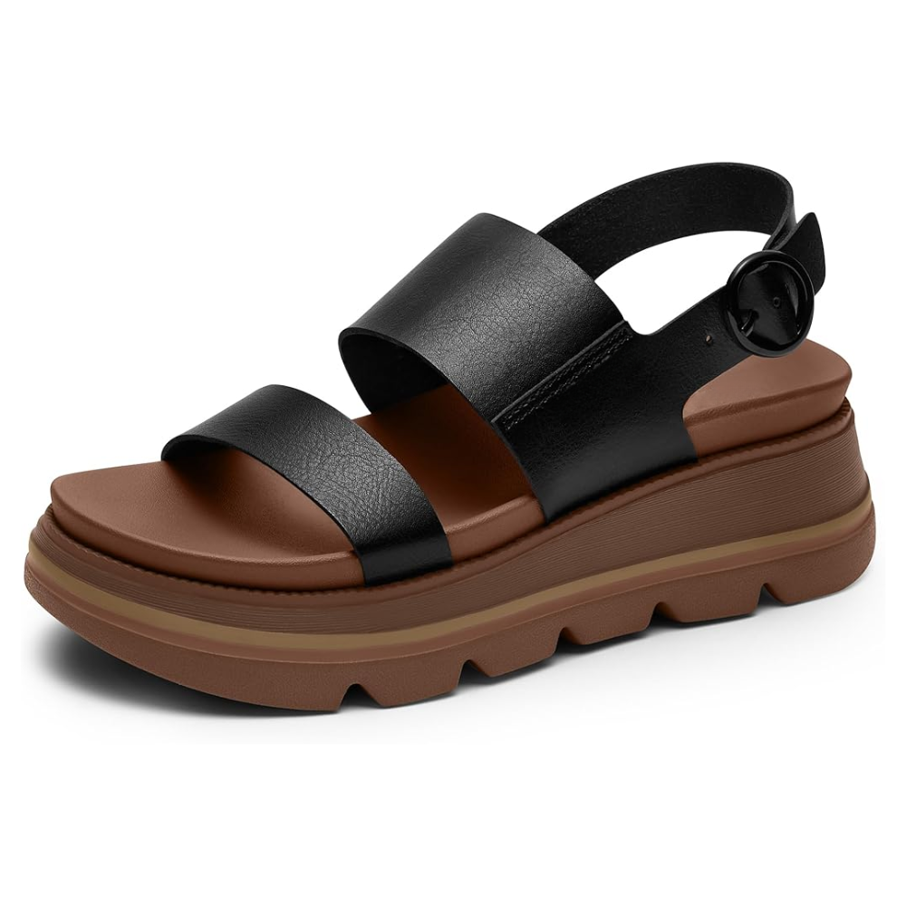 Cushioned Platform Wedge Sandals – Walk on Clouds, Stand Tall All Day