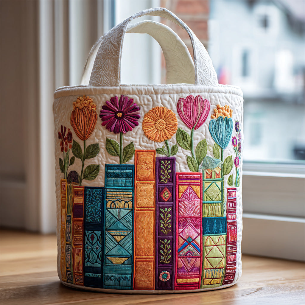 Bookish Garden | Handcrafted Laundry Basket