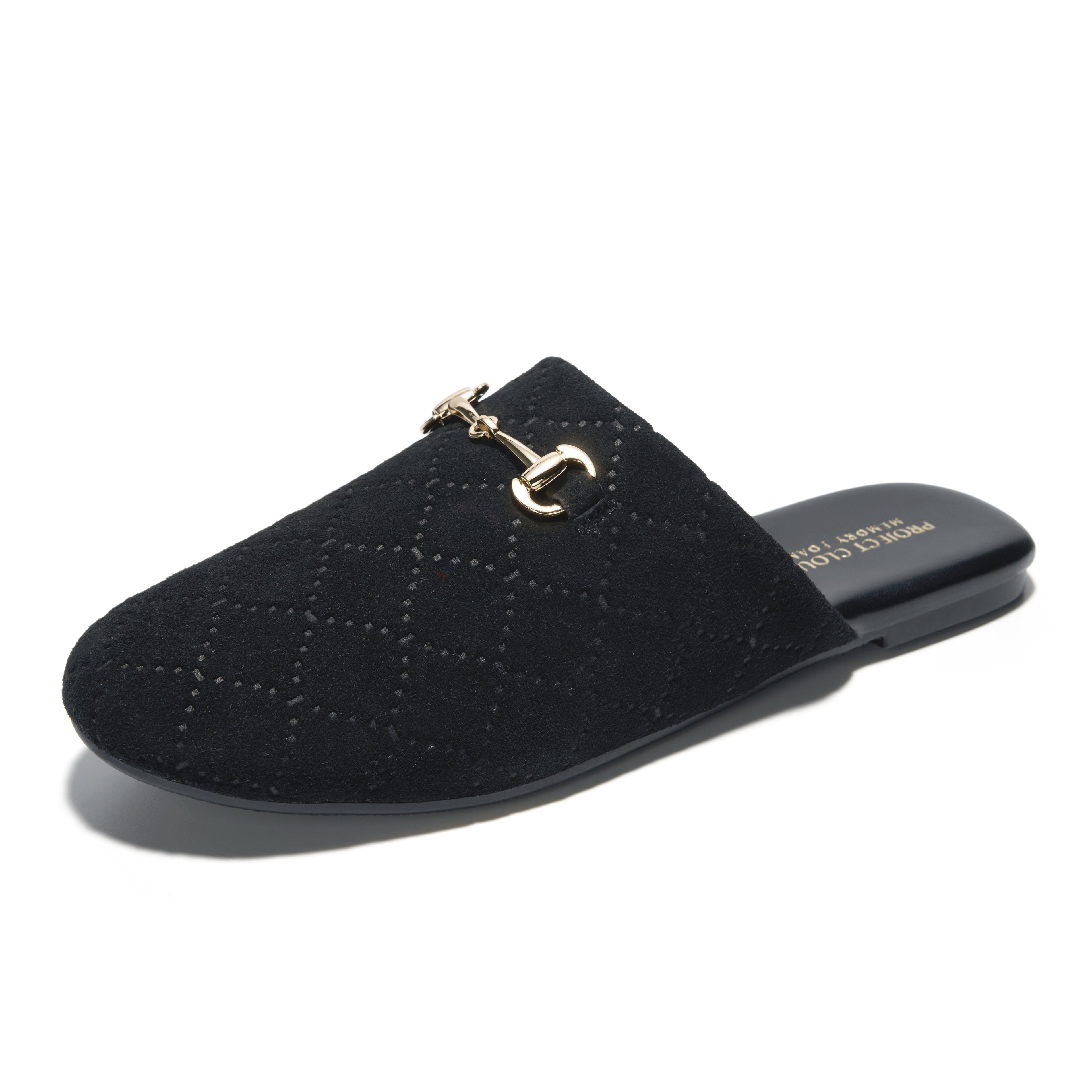 Women's | Horse Bit Mules | Memory Foam Insole | Lightweight | Non-Slip - Cassidy