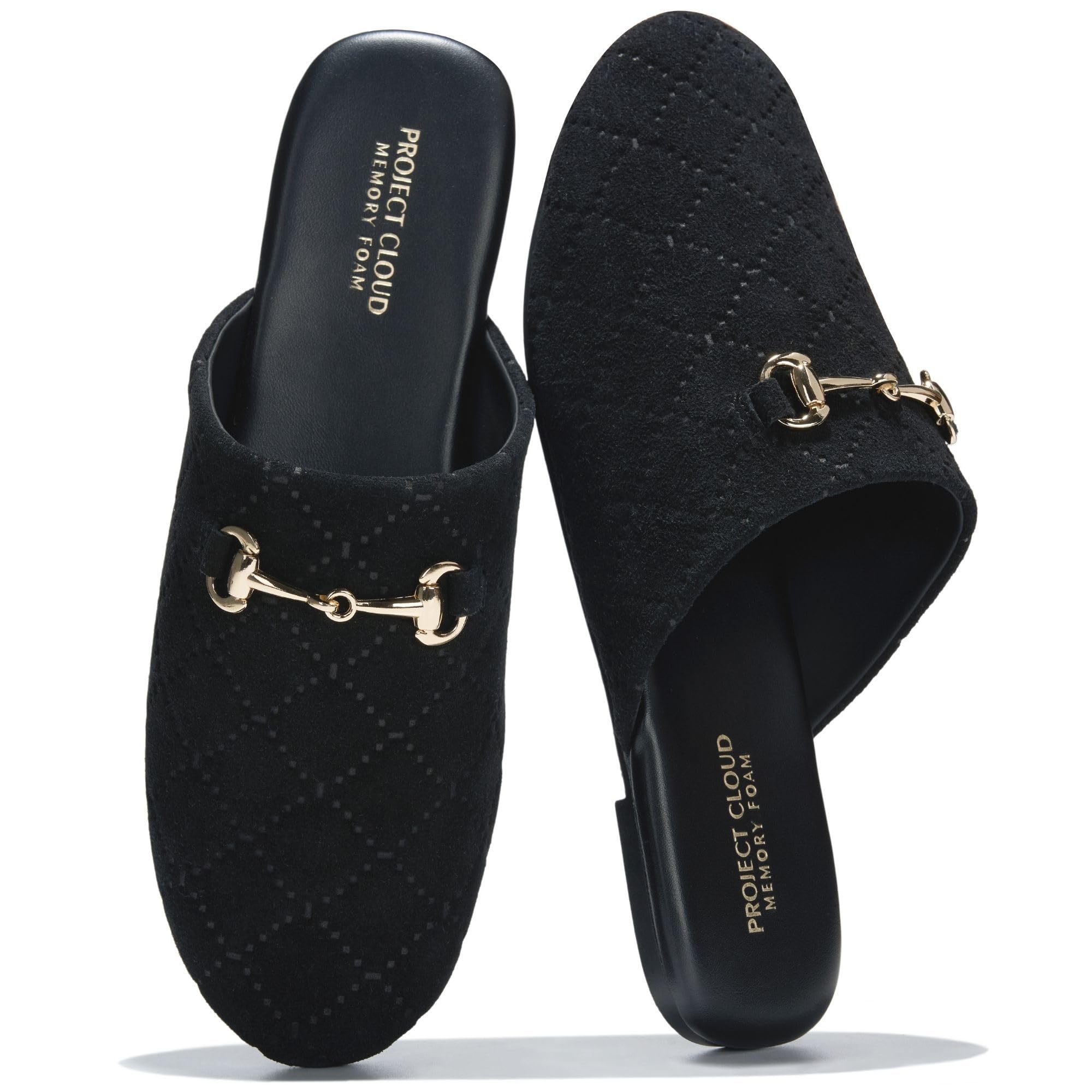 Women's | Horse Bit Mules | Memory Foam Insole | Lightweight | Non-Slip - Cassidy