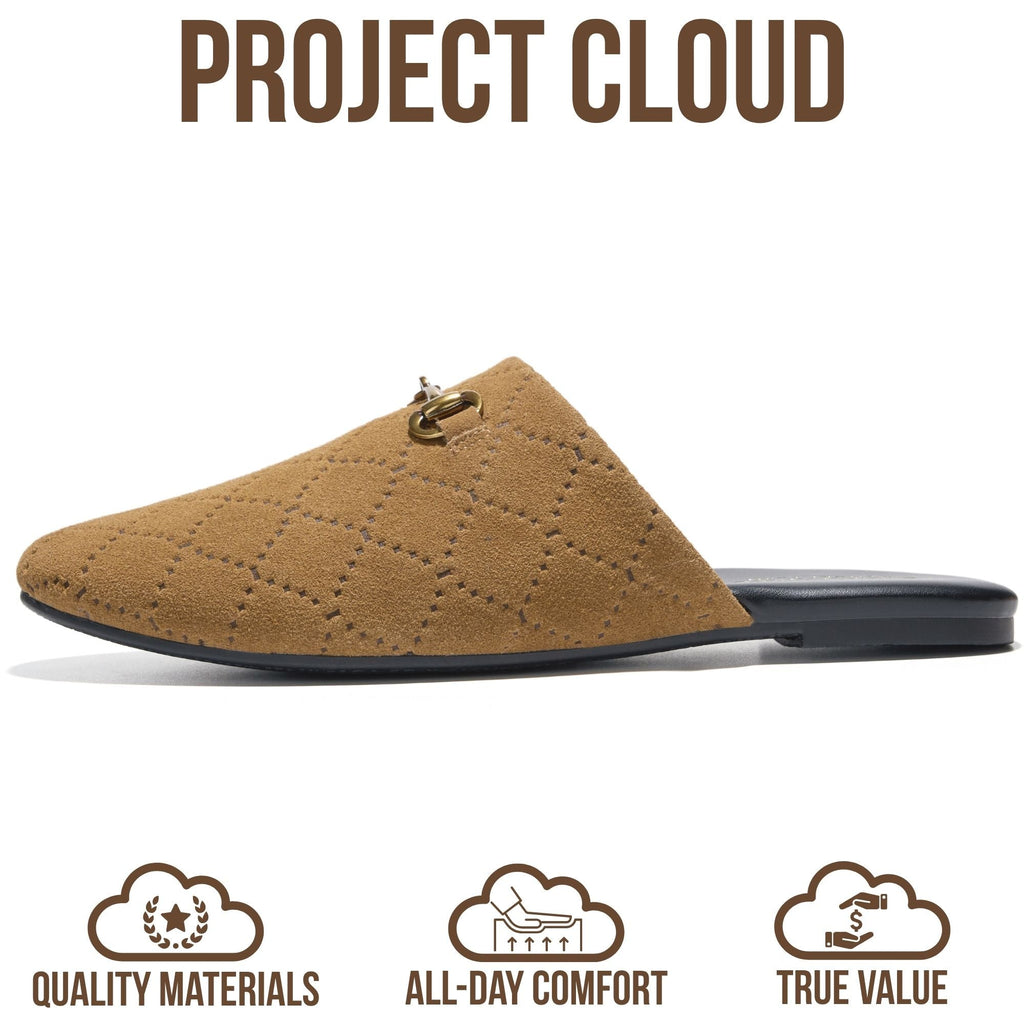 Women's | Horse Bit Mules | Memory Foam Insole | Lightweight | Non-Slip - Cassidy
