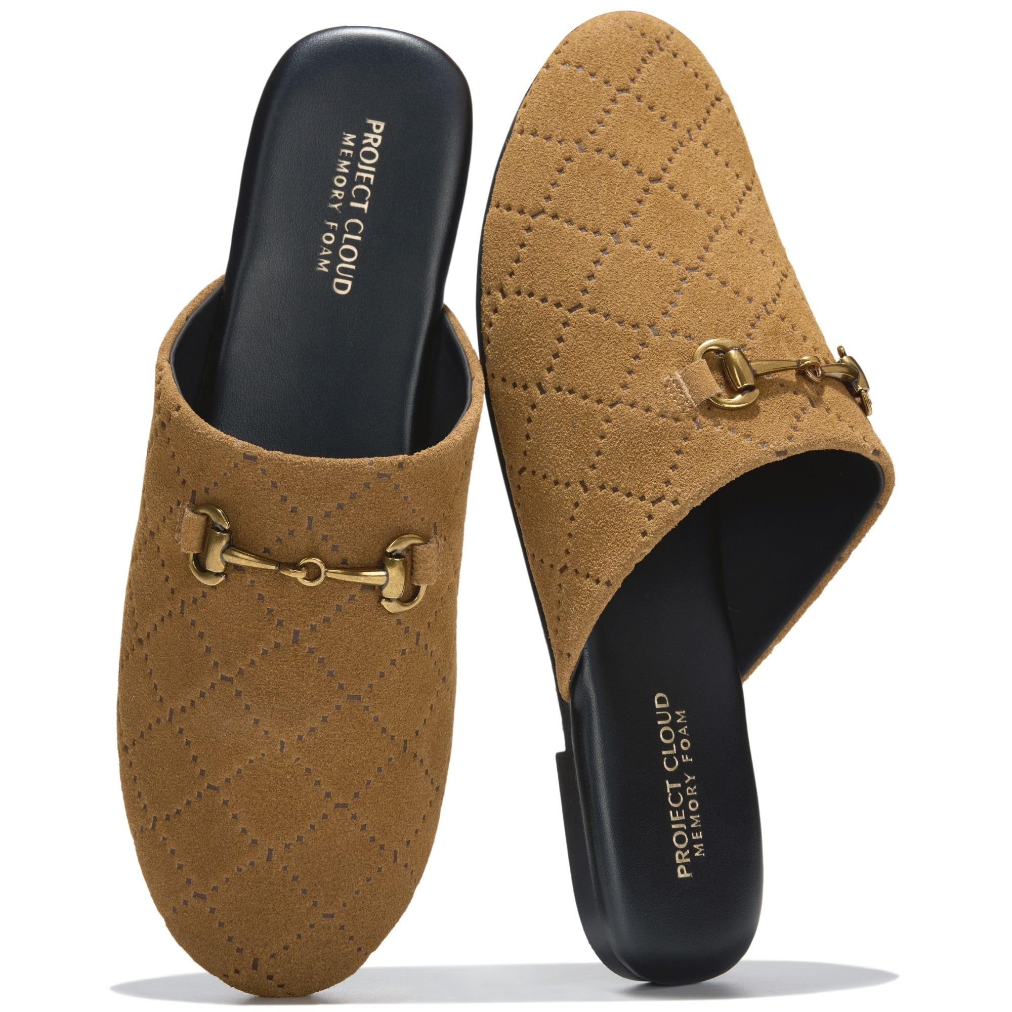 Women's | Horse Bit Mules | Memory Foam Insole | Lightweight | Non-Slip - Cassidy
